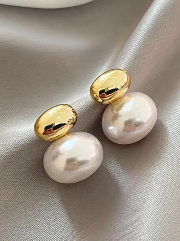 Pearl Earing Gold