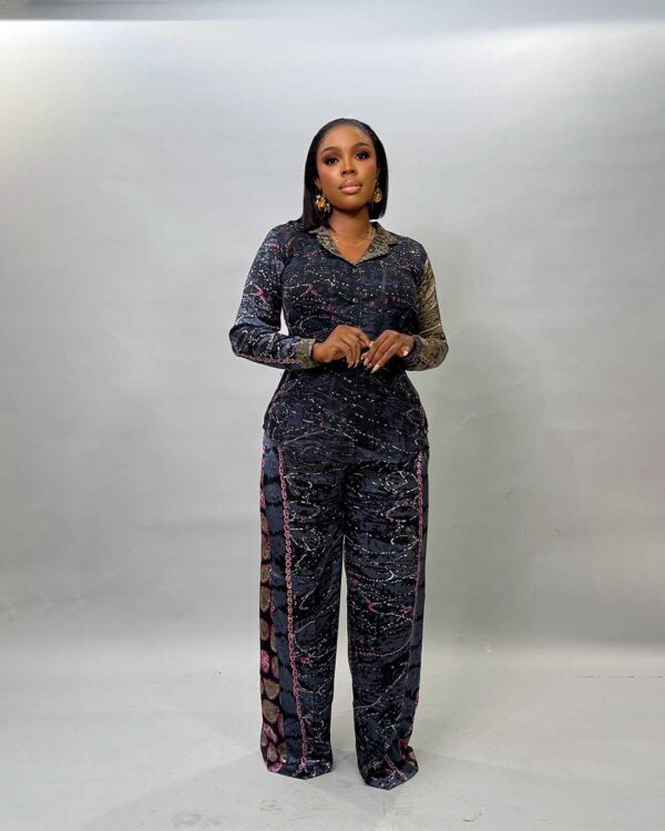 Silk/chiffon set 7