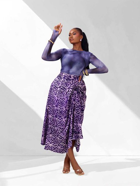 Ini Skirt Set (Purple)